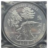 2018 AMERICA THE BEAUTIFUL 5 OZ UNC SILVER COIN -