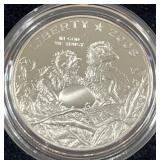 2008 BALD EAGLE PROOF CLAD HALF-DOLLAR - BOX & COA