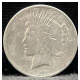 1922-S PEACE SILVER DOLLAR