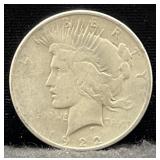 1922 PEACE SILVER DOLLAR