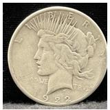 1922-S PEACE SILVER DOLLAR