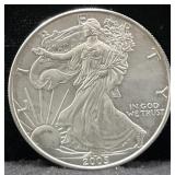2005 AMERICAN SILVER EAGLE - 1 TROY OZ -