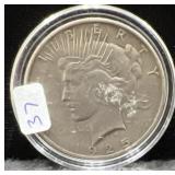 1925 PEACE SILVER DOLLAR