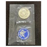 1973 UNC EISENHOWER SILVER DOLLAR