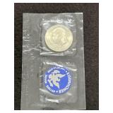 1971 UNC EISENHOWER SILVER DOLLAR