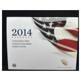 2014 ANNUAL UNC DOLLAR COIN SET -