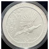 2015 AMERICA THE BEAUTIFUL 5 OZ UNC SILVER COIN -