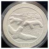 2017 AMERICA THE BEAUTIFUL 5 OZ UNC SILVER COIN -