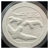 2017 AMERICA THE BEAUTIFUL 5 OZ UNC SILVER COIN -