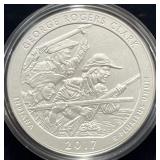 2017 AMERICA THE BEAUTIFUL 5 OZ UNC SILVER COIN -