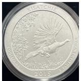 2015 AMERICA THE BEAUTIFUL 5 OZ UNC SILVER COIN -