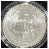 2014 CIVIL RIGHTS ACT OF 1964 UNC SILVER DOLLAR -