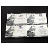 (4) 2008 STATE QUARTER SILVER PROOF SETS -
