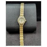 JULES JURGENSEN DIAMOND QUARTZ LADIES WRIST WATCH