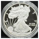 2015-W PROOF SILVER EAGLE - 99.9% SILVER -