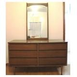Mid Century Modern Bassett 6 Drawer Dresser
