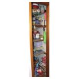 Misc Holiday Decor Closet Contents