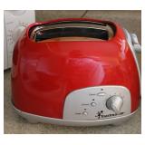 Red Toastmaster 2 Slice Toaster