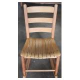 Children's Wooden Ladder Back Rocking Chair
