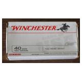 Winchester 40 S&W Full Metal Jacket Casings