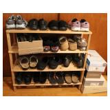 Women's Shoe Collection w/ Shoe Rack