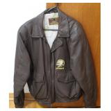 North American Hunting Club Members Leather Jacket