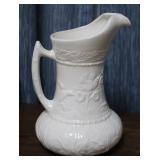 White Ceramic Hummingbird Pitcher