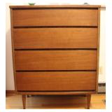Mid Century Modern Bassett 4 Drawer Dresser