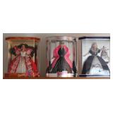 (3) Collectible Mattel Barbies Never Opened