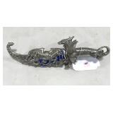 FANTASY KNIFE W/ DRAGON HILT & SHEATH