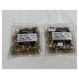 100 RDS OF PARABELLUM .380 ACP AMMO - 100 GR FMJ