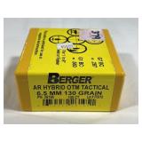 100CT BERGER BULLETS 6.5mm 130 GR AR HYBRID OTM