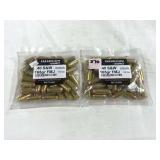 100 RDS OF PARABELLUM .40 S&W AMMO - 165 GR FMJ