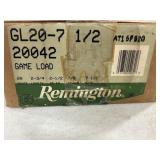250 RDS OF REMINGTON 20 GA SHOTGUN SHELLS -