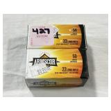 100 RDS OF ARMSCOR .22 LR RIMFIRE CARTRIDGES - 36