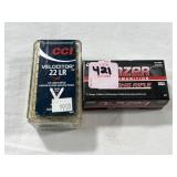 100 RDS OF .22 LR AMMO - ASSORTED