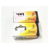 100 RDS OF ARMSCOR .22 LR RIMFIRE CARTRIDGES - 36