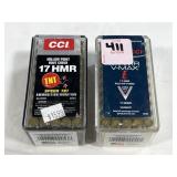 100 RDS OF CCI 17 HMR CARTRIDGES