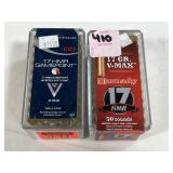 100 RDS OF 17 HMR CARTRIDGES