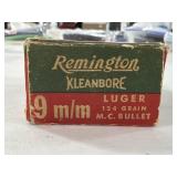 27 RDS OF REMINGTON 9mm LUGER 124 GR