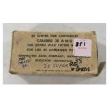 35 RDS OF .38 CAL AMMO 148 GR