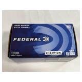 1,000 FEDERAL LARGE MAGNUM PISTOL PRIMERS - #155