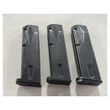 (3) BERETTA 92 9mm 15 ROUND MAGAZINES