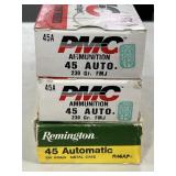 132 RDS OF .45 AUTO AMMO - 230 GR FMJ