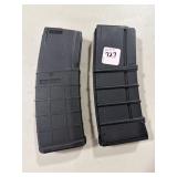 (2) 30 ROUND .223 REM MAGAZINES - LOADED APPROX