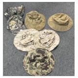 (6) ASSTD. MILITARY STYLE HATS