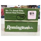 (700) REMINGTON NO. 7-1/2 SMALL RIFLE PRIMERS