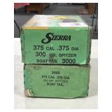 83 SIERRA .375 CAL BOAT-TAIL BULLETS FOR