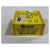 100CT BERGER BULLETS 6.5mm 130 GR AR HYBRID OTM