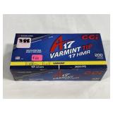 200 CCI SAVAGE ARMS A17 VARMINT TIP - 17 GR HMR -